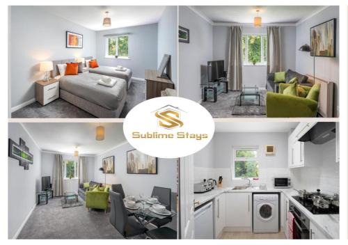 Southgate Apartment | Modern & Cozy 1BR Apartment in Crawely Easy Access to Gatwick & Town