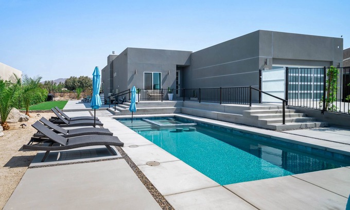 B-Bar-H Ranch House | Modern Desert Oasis – Pool, Spa and Mountain Views