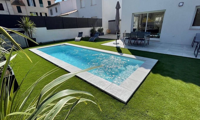 Nans-les-Pins House | MODERN HOUSE WITH POOL