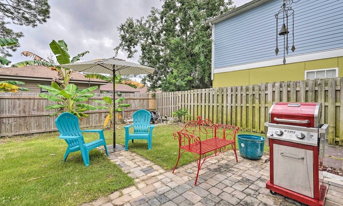 Thomas Drive House | Modern PCB Home w/Private Yard & Pool Access