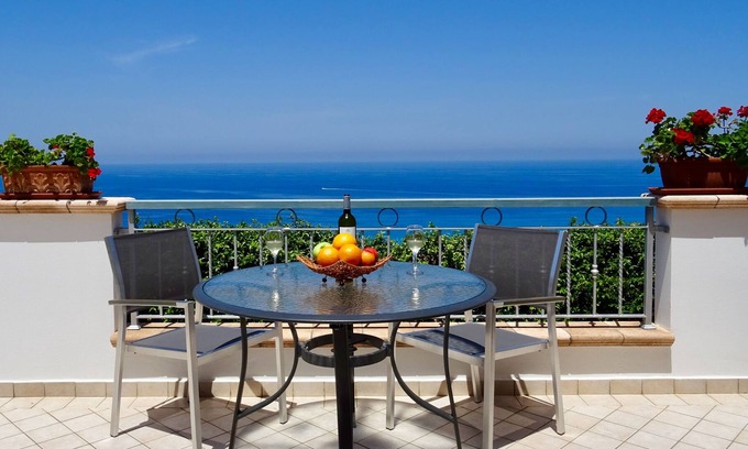 Marina di Zambrone Villa | Modern, Private Detached Villa with sea view near Tropea and Zambrone Beach
