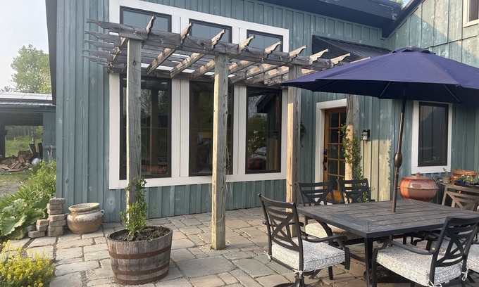 Etna House | Modern rustic 2BR house in the country with hot rub, patio dining, and fire pit