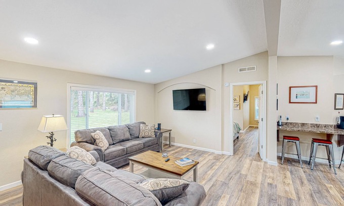 Coos Bay House | Modern, spacious home near the bay with grill, washer/dryer, & large yard