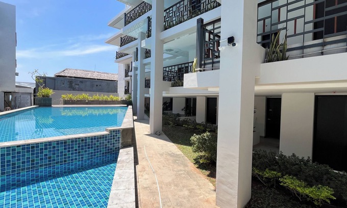 By Pass Ngurah Rai Apartment | Modern Studio (No Kitchen) Apartment at Skales Residence Nusa Dua Bali