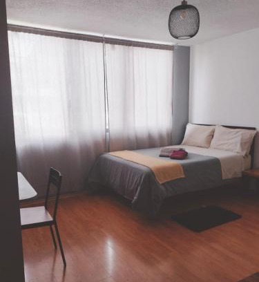 Ixtacalco Apartment | Modern Studio, Rooftop Charm, CDMX Center2