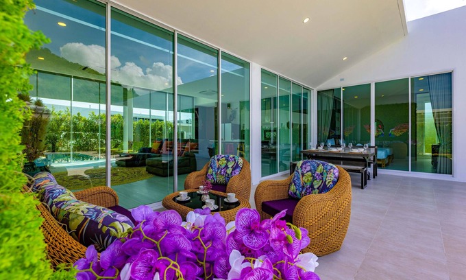 Khao Tao Villa | Modern Tropical 4 Bedroom Pool Villa KH-B5