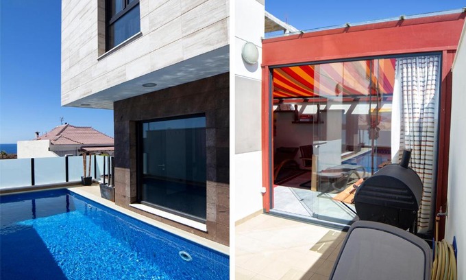 La Listada House | MODERNA CASA INDEPENDIENTE CON PISCINA, VISTA MAR Y TEIDE EN LA LISTADA