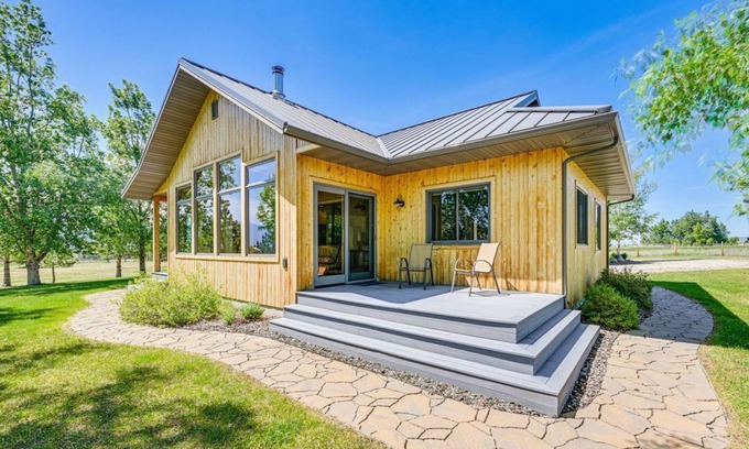 Stevensville House | Montana Getaway w/Views & Private Trail