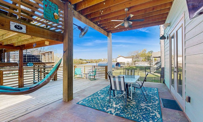 Montgomery House | Multiple level lake house with full kitchen, private patio, deck & water views