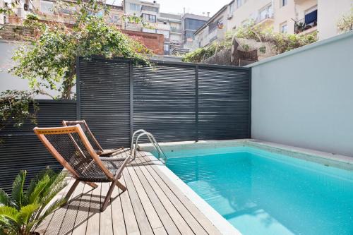 Sant Gervasi Apartment | My Space Emirates - Modern Duplex with Private Garden and Swimming Pool