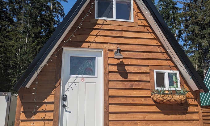 Brew Bay Ski Chalet | Mycelium Forest Cabin on 33 acre farm