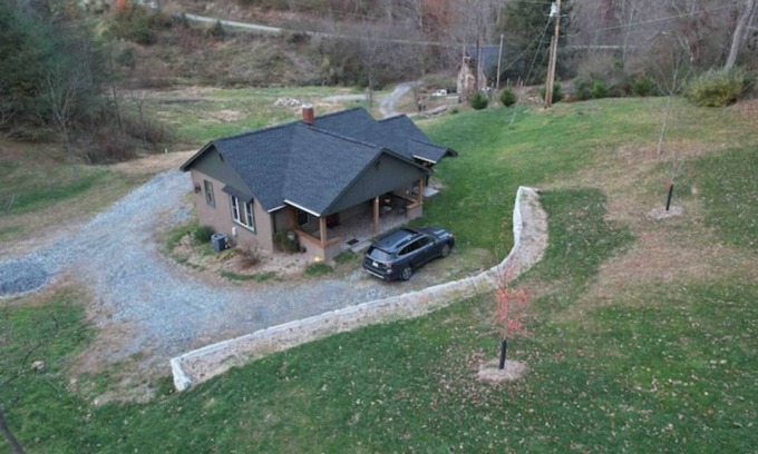 Marshall Cabin | Natural Spring Fed "Cedar Hot Tub" - 120 Private Acres, water fall & trails
