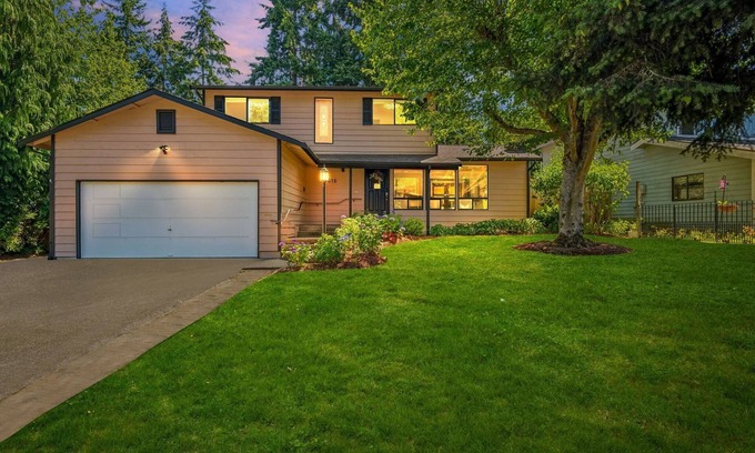 Federal Way House | Nature Escape: Family Home with Playroom & Office by RedAwning