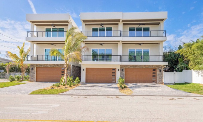 Indialantic By The Sea House | New beach townhome ideally located steps from the beach, park and restaurants