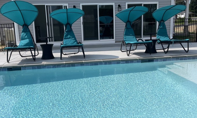 Churchville House | New Built Vacation Home with Pool in Quiet Area! 5 min. away from Ripken Stadium