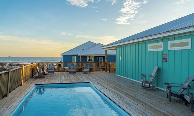 Dauphin Island House | New Gulf View Construction with Private Heated Pool - Hello Sunshine