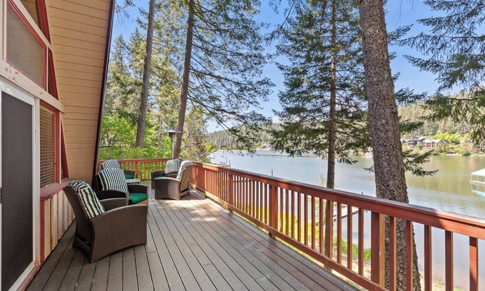 Coeur d'Alene House | New Listing! Lakefront A-Frame Gem | Dock | Paddleboards
