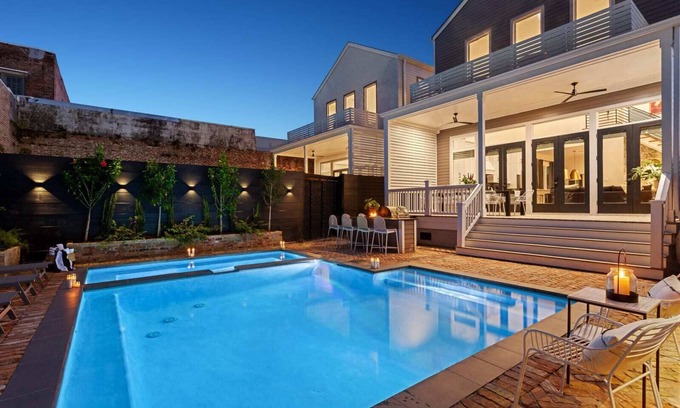 Lower Garden District House | New Stylish Renovation | Heated Pool & Spa