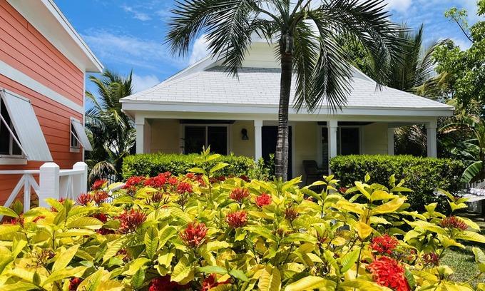 Spanish Wells House | 🩵NEW TO VRBO💛Luxury Cottage💜Double kayak, beach snorkel gear! Outdoor shower! 🏝️🇧🇸