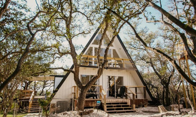 Spring Branch House | NEW - Unique A-frame in Canyon Lake