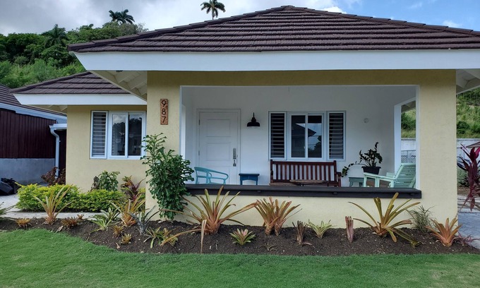 Mammee Bay Villa | Newly built serene modern artistically designed villa 15 minutes from Ocho Rios!