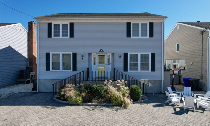 Mantoloking House | Newly listed pet friendly home on quiet scenic lagoon, Walk to beach. A MUST SEE