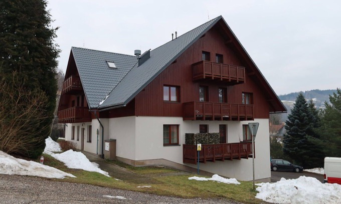 Rokytnice nad Jizerou Apartment | Nice apartment for 4 people with WIFI, TV, balcony, pets allowed and panoramic view