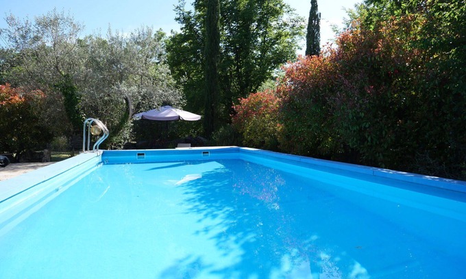 Montieri House | Nice apartment in villa for 4 people with pool, terrace, pets allowed and parking