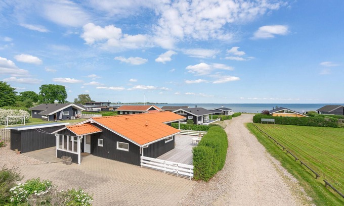 Bjert House | Nice home in Bjert with house sea view