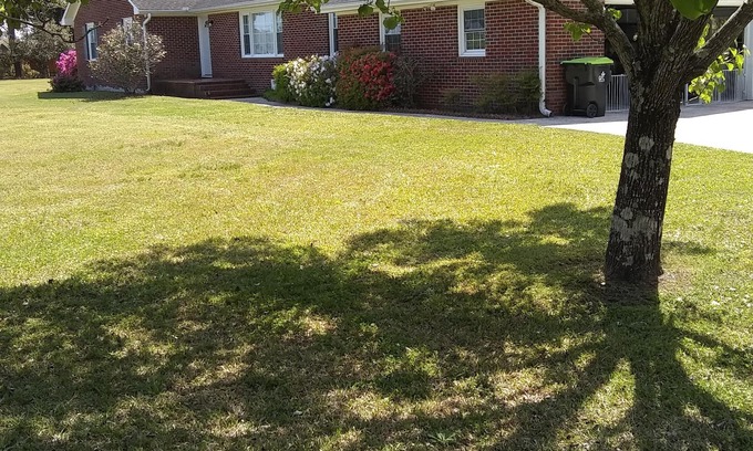 Morehead City House | Nicely Furnished Bedroom & Private Bath.