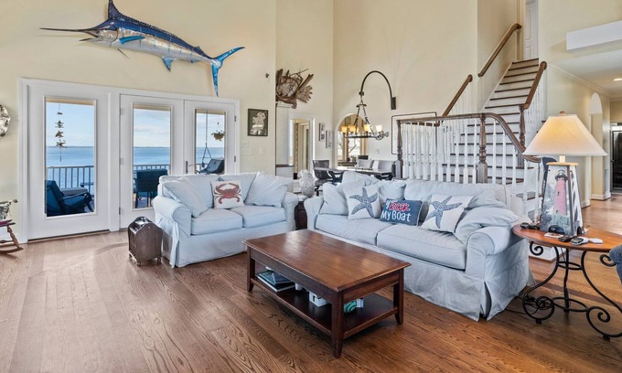 Morehead City House | Noelle's View- Sound Front Home with Dock