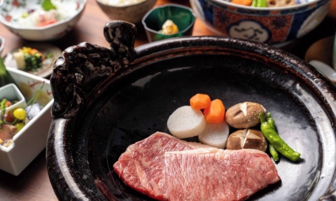 Akamatsumachi Hotel | Nonsmoking Japanesestyle room 8 tatami mats 2 meals included 5th grade Saga beef steak/Saga Saga