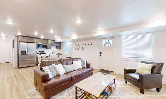 Hyrum Apartment | Notable Apartment - Mountain Views, Kitchen, & W/D