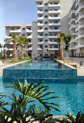 Ain Harrouda Apartment | Ocean Park Sunset Escape beach front with swimming pool