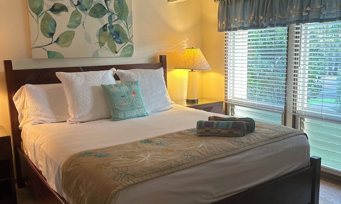 Bayview Condo | Ocean view 1-bedroom condo with pools, spa, walk to Poipu Beach and restaurants