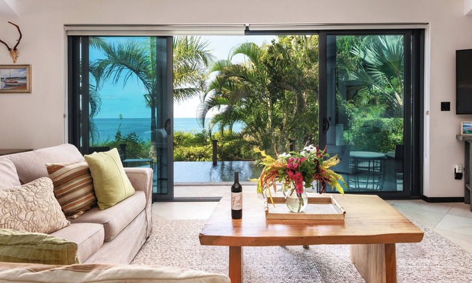 Fryes Beach Hotel | Ocean-View Retreat Villa with Living Area Perfect for a Tranquil Escape