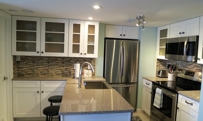 Fernandina Beach Condo | Oceanfront Condo recently renovated with 2 KING Beds, Pool & Wifi