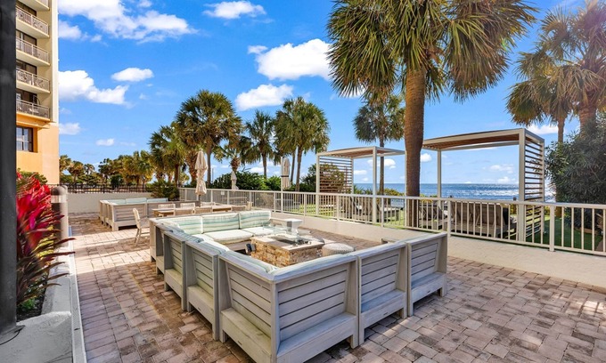 Myrtle Beach Hotel | Oceanfront Studio | Pool, Oceanfront Fire Pit and more