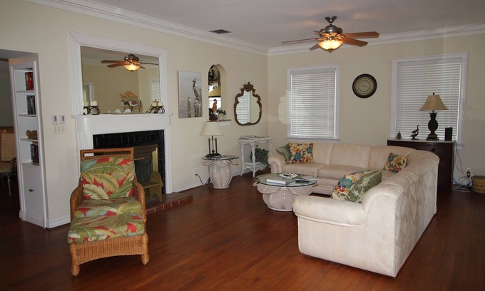 St. Lucie Village House | Old Florida Charm, House on the Indian River Lagoon with 250 ft Dock New Listing