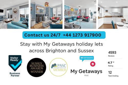 Seafront Apartment | On the Water 6 with Free Parking By My Getaways