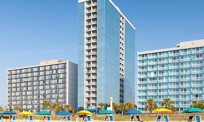 Downtown Myrtle Beach Resort | One Bedroom Deluxe Ocean Front Luxury Condo, Myrtle Beach, SC (1890909)