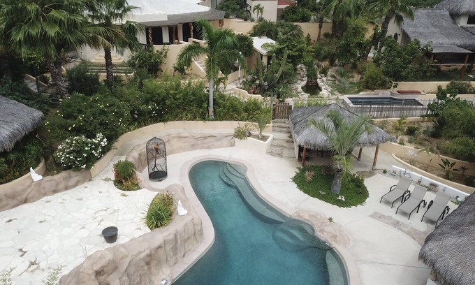 San Jose del Cabo Villa | One Of A Kind Baja Palm Leaf Roof Villa