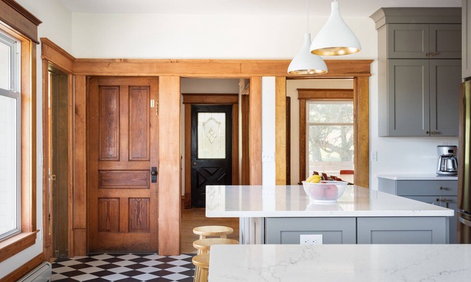 Suttons Bay House | Orchard farmstead in the heart of Leelanau wine country
