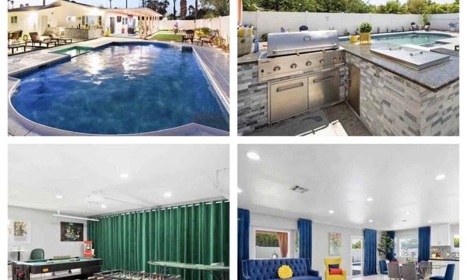 Racquet Club South House | Palm Springs Deluxe Rentals + Putting Greenn