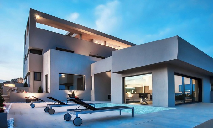 Marathon Villa | Panoramic sea view luxury villa near Athens - perfect for groups and families