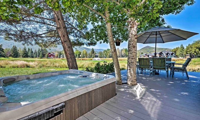 Park Meadows House | Park City Townhome w/Hot Tub & Mountain Views!