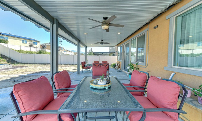 Beaumont House | Patio & Yard: Luxe Beaumont Getaway!
