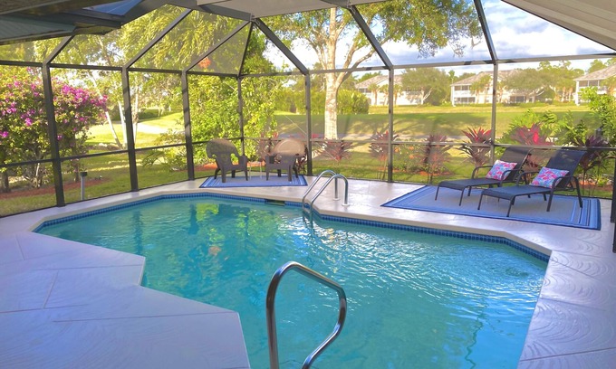 Naples Villa | Peaceful Heavenly Getaway In Lely Resort/Private Heated Pool