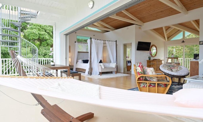 Kehena Beach Estates Villa | Peaceful Kehena Beach Treehouse Villa w/ Star Deck