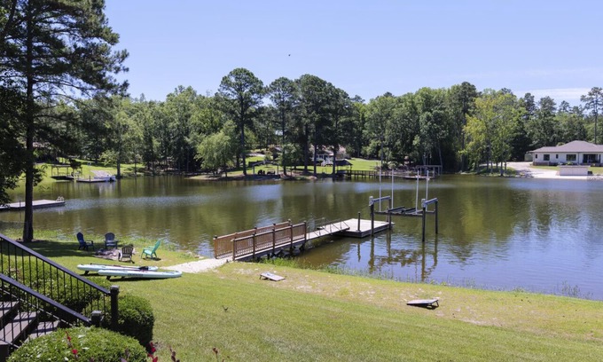 Leesville House | Peaceful Retreat on Lake Murray - HOT TUB!, Private Dock, SUPs, and Kayaks